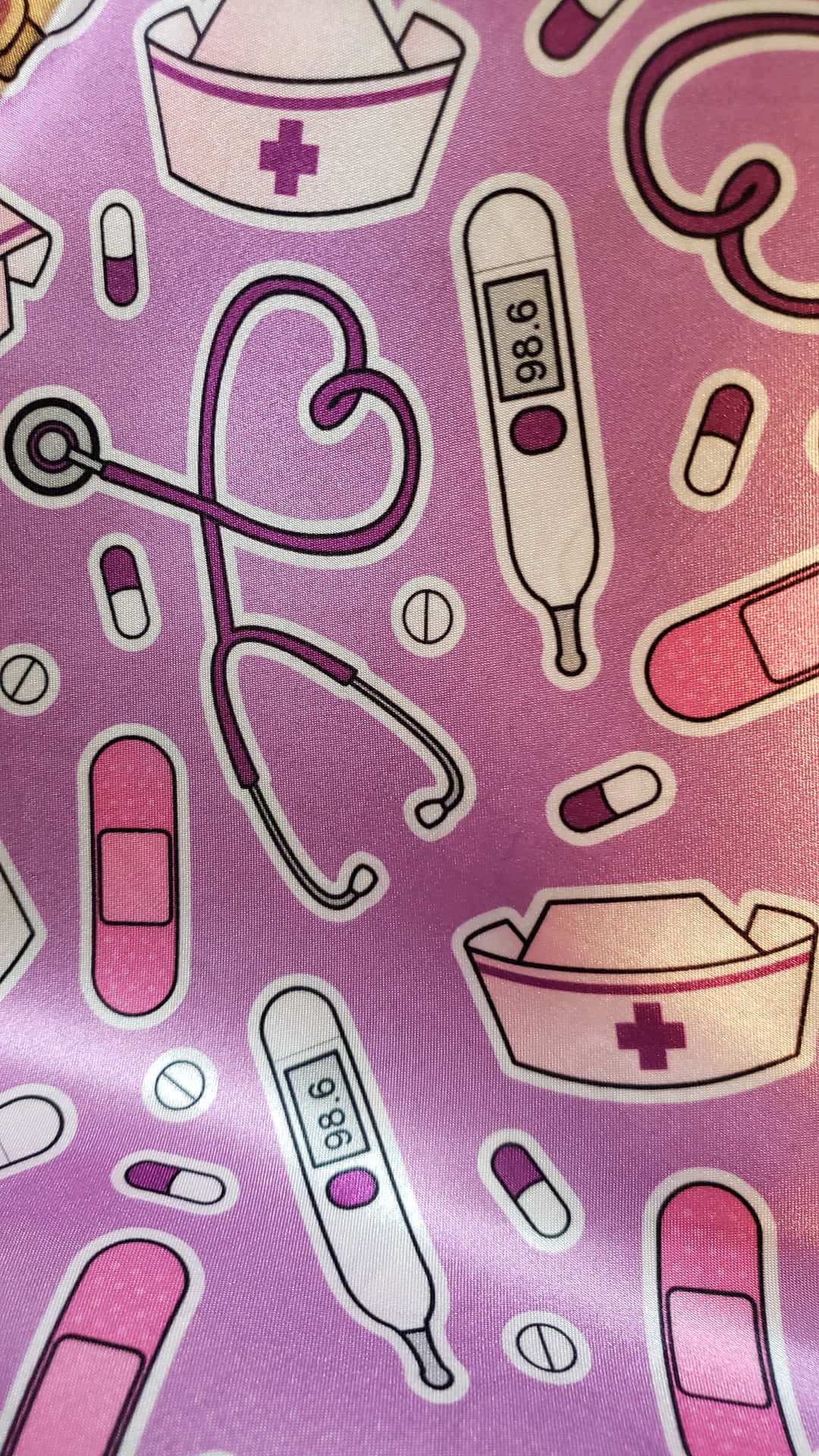 Pink Nurse Aesthetic Wallpaper