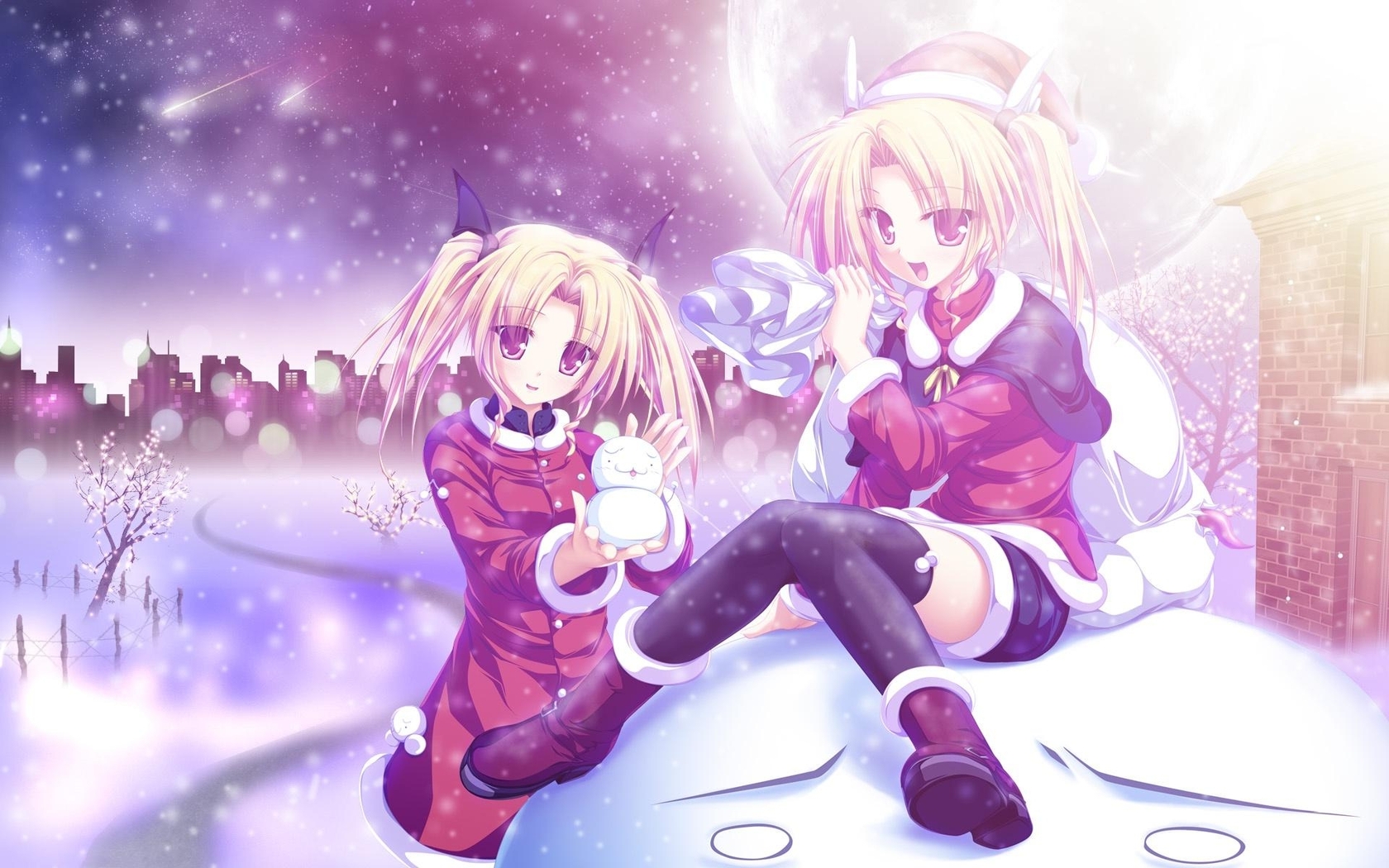 Winter anime wallpaper