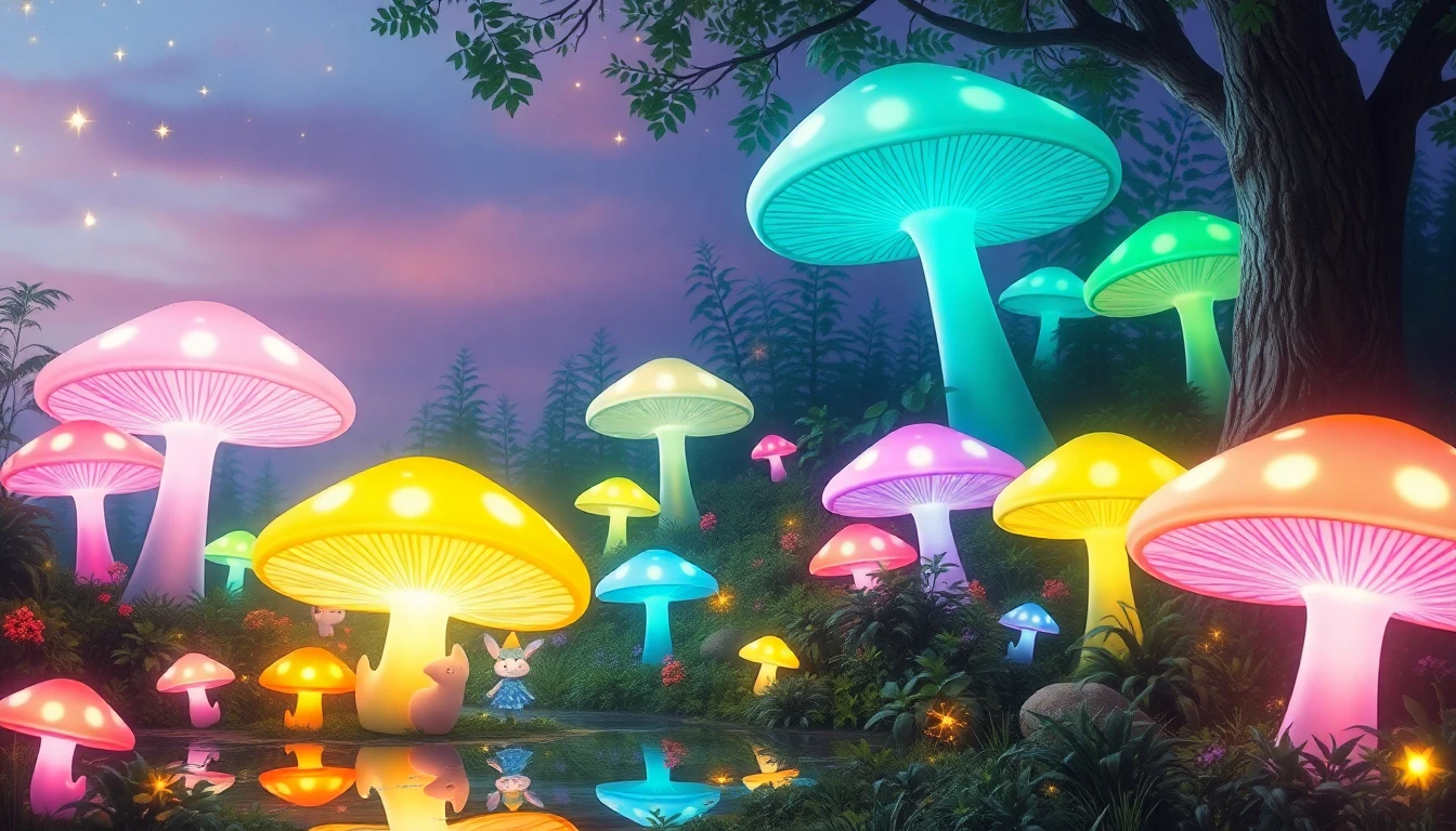 Fantasy Mushroom Wallpaper
