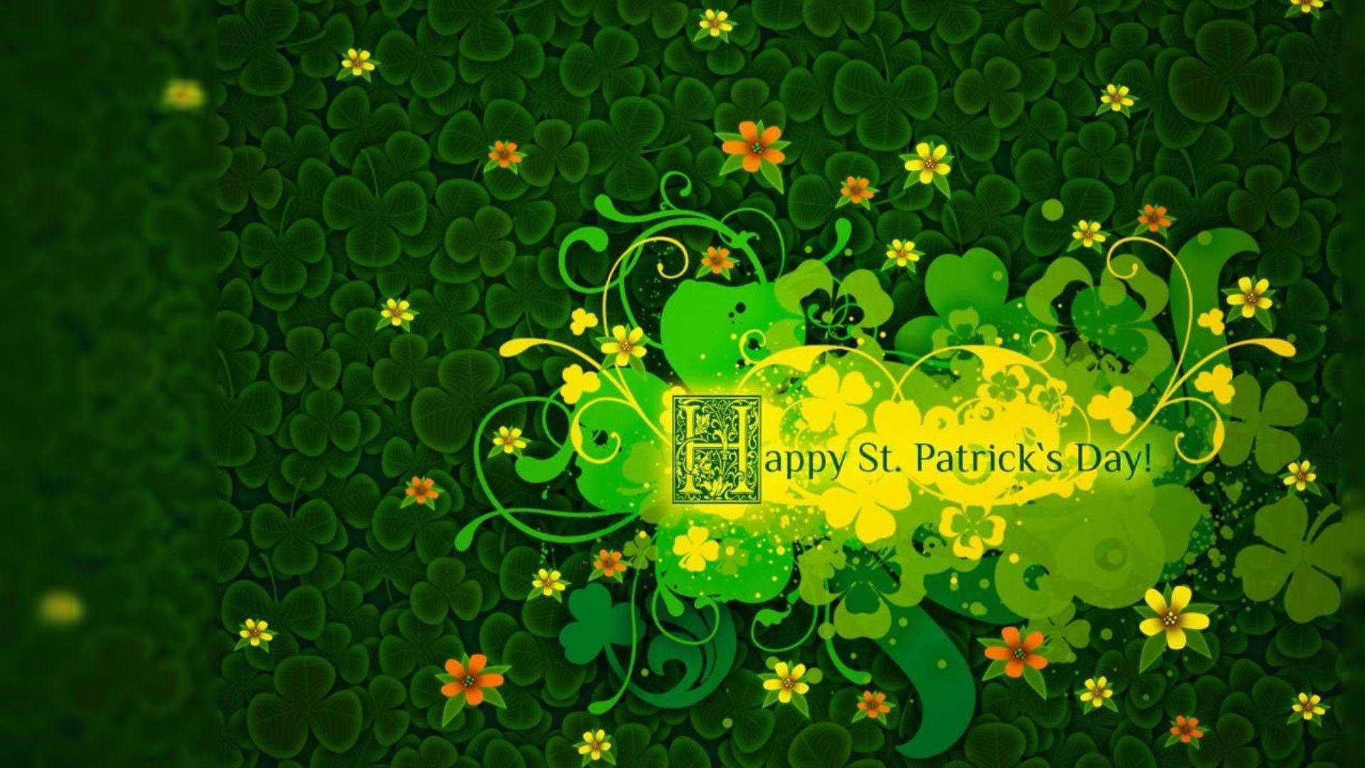 Saint Patrick S Day With Retro Design Wallpaper