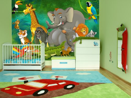 Jungle Madagascar Wallpaper Nursery Child S Room Childrens