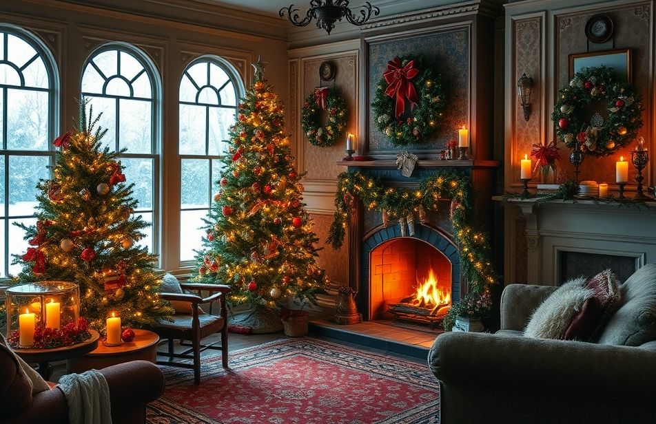 Old Fashioned Christmas Wallpaper