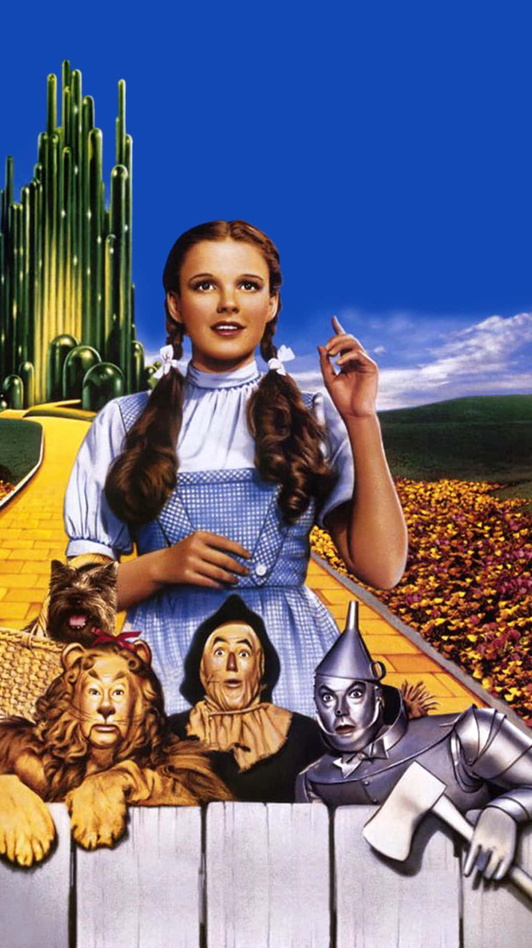 Dorothy The Scarecrow Tinman And Cowardly Lion Take Wallpaper