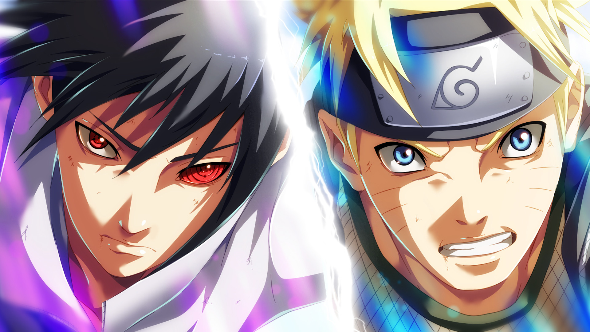 Naruto Vs Sasuke HD Wallpaper