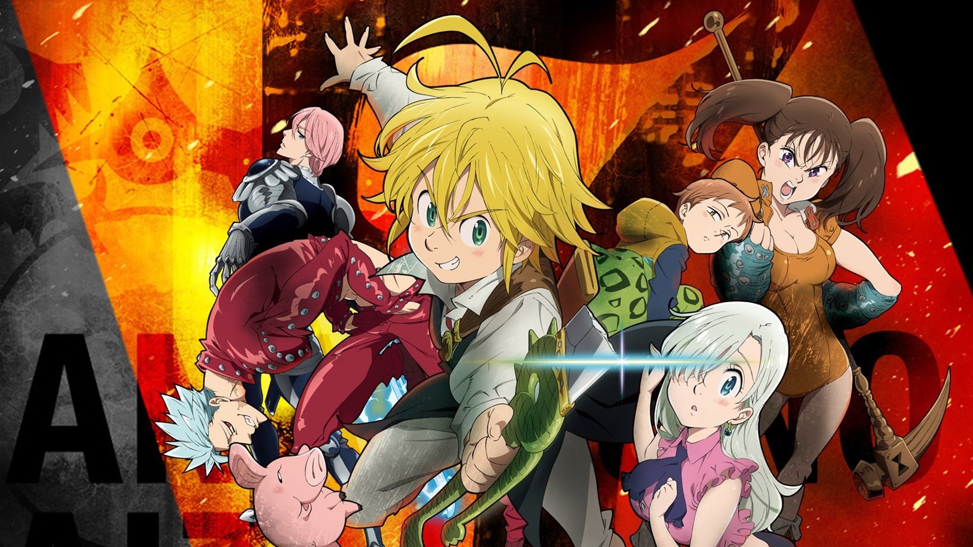 The Seven Deadly Sins HD Desktop Wallpaper