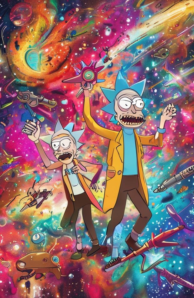 Supreme Rick And Morty Wallpaper