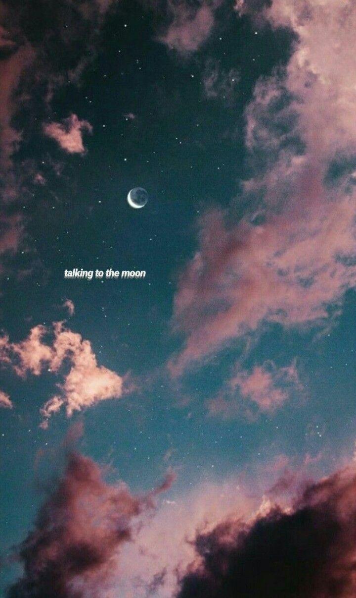 Talking To The Moon Quote Phone Wallpaper Quotes