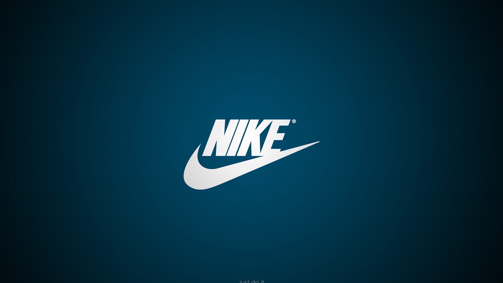 Nike Logo Sports Lettering Minimalism Full HD 1080p Background