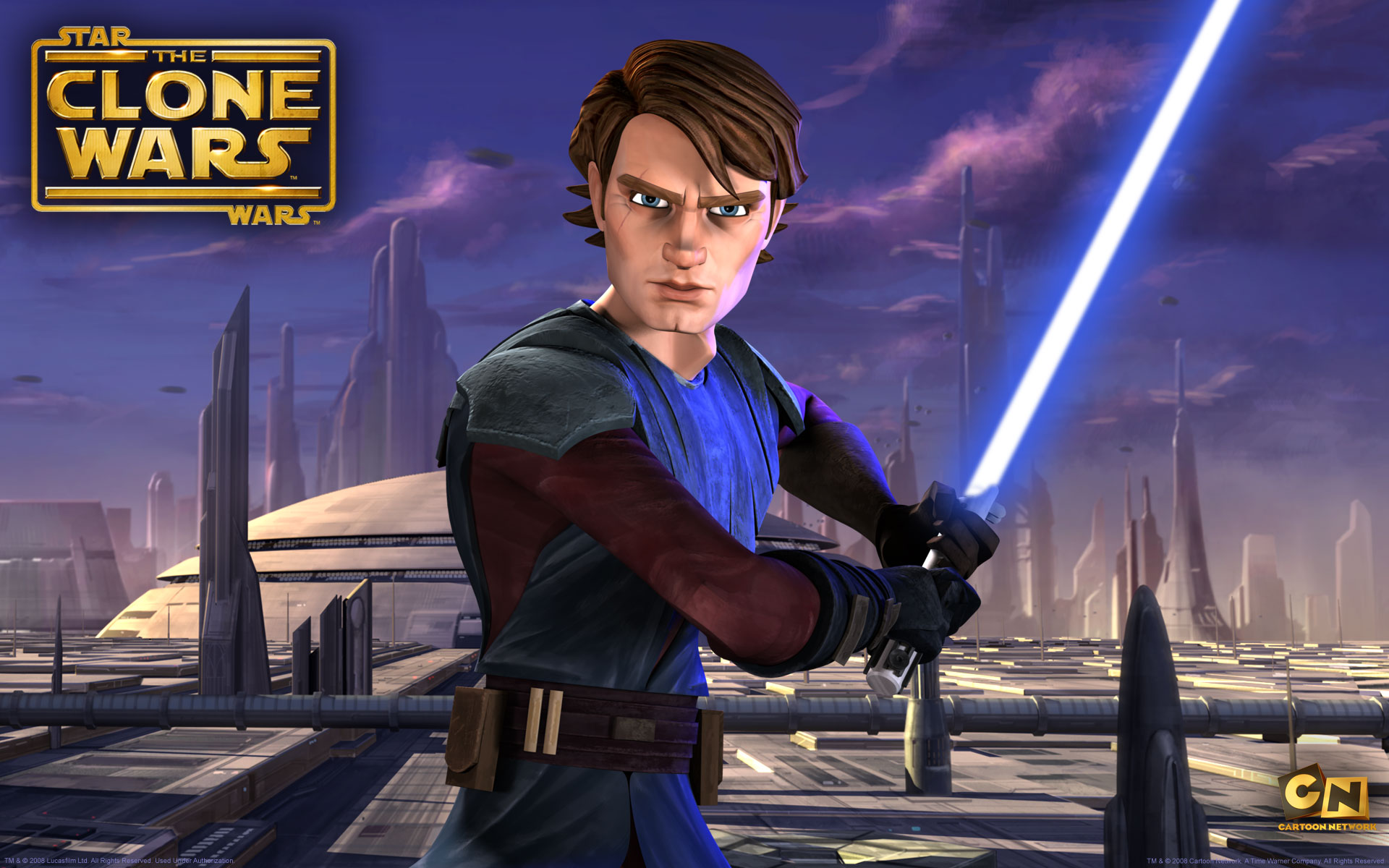 Anakin Skywalker from The Clone Wars Desktop Wallpaper