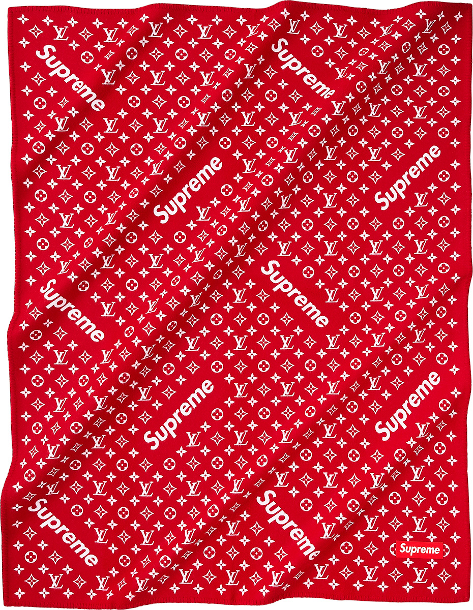 Supreme Louis Vuitton Monogram Blanket