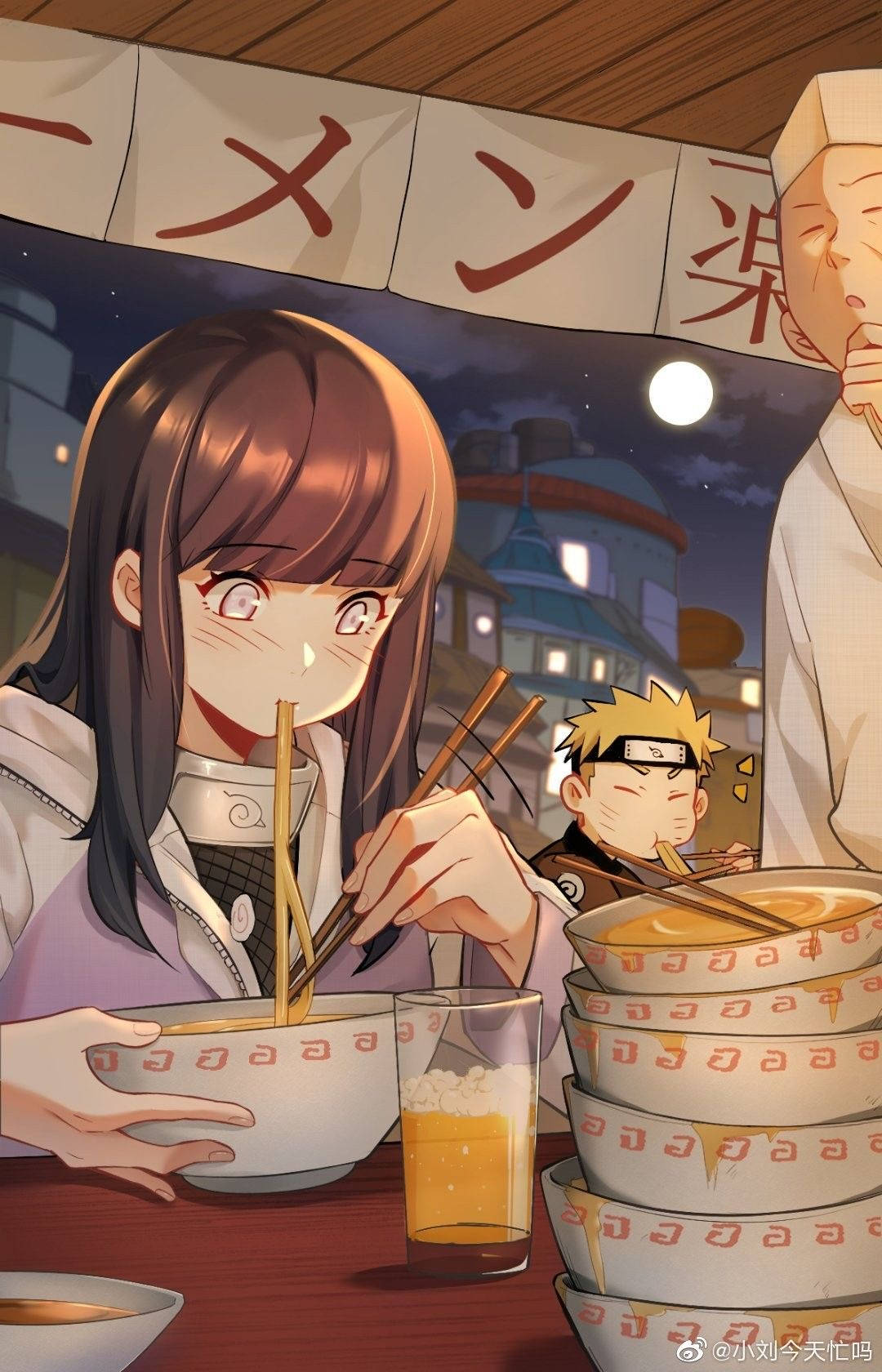 Uzumaki Eating Digital Art Plqoie1tizldt884 Wallpaper
