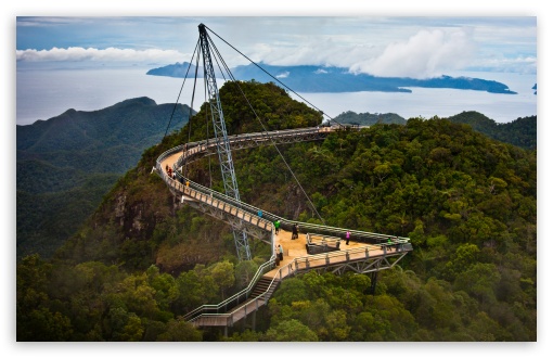 Langkawi Sky Bridge Malaysia HD Desktop Wallpaper High Definition