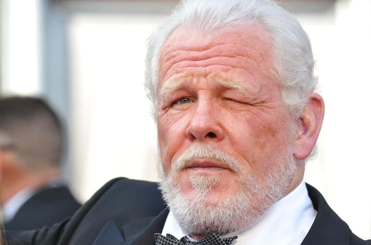 Actor Nick Nolte During The Premiere Of Film Warrior Wallpaper
