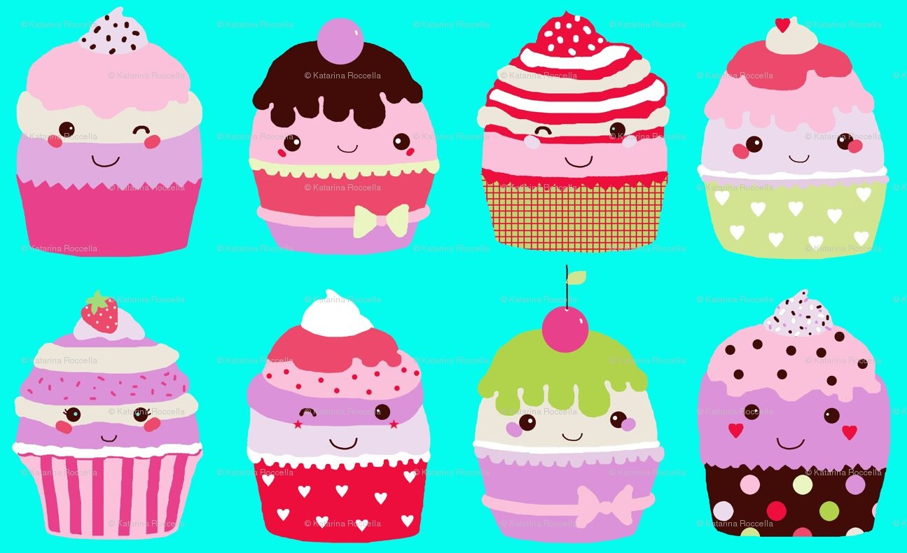 [72+] Cute Cupcake Wallpaper on WallpaperSafari