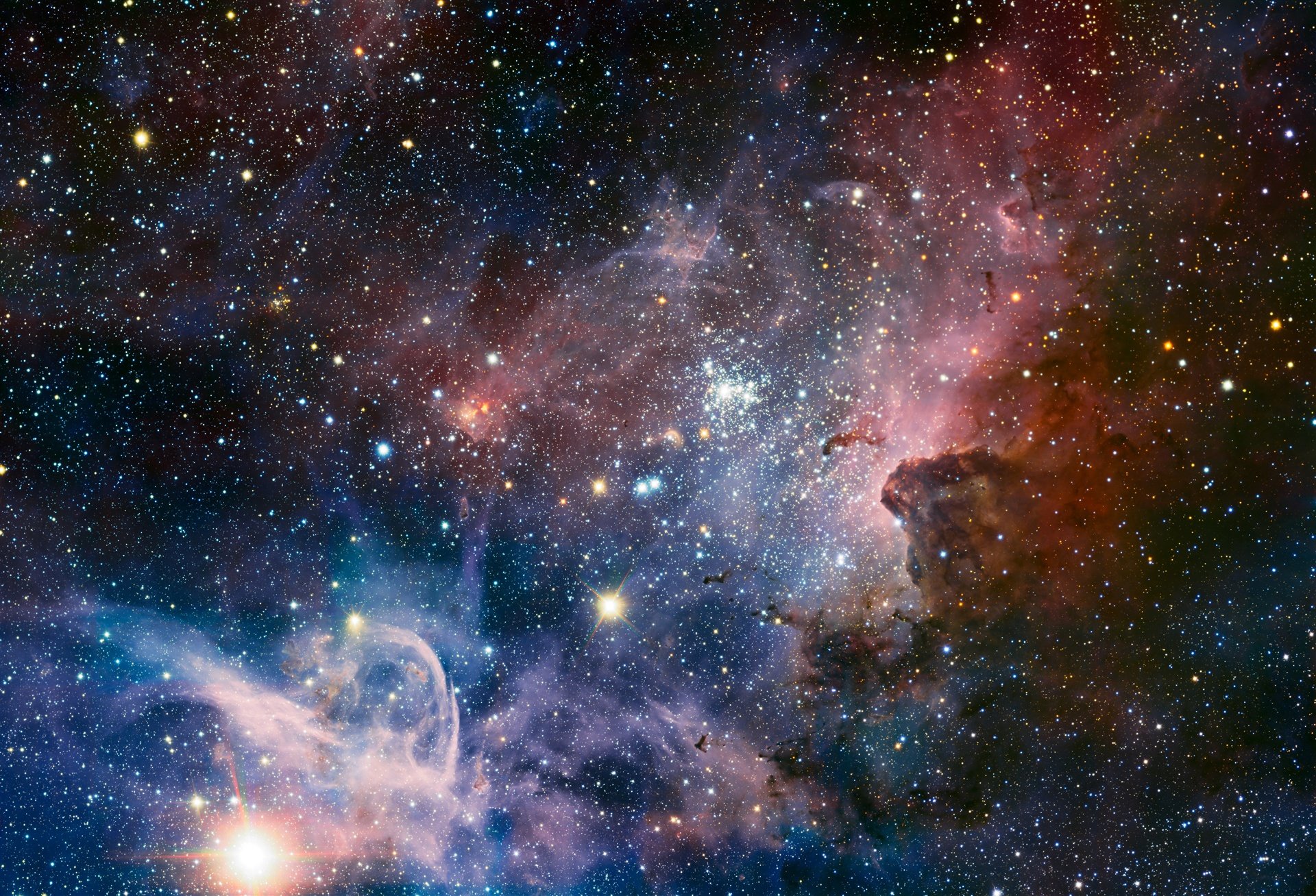 4K wallpaper   Space   nebula stars dust gas Kiel   4000x2727 1920x1308