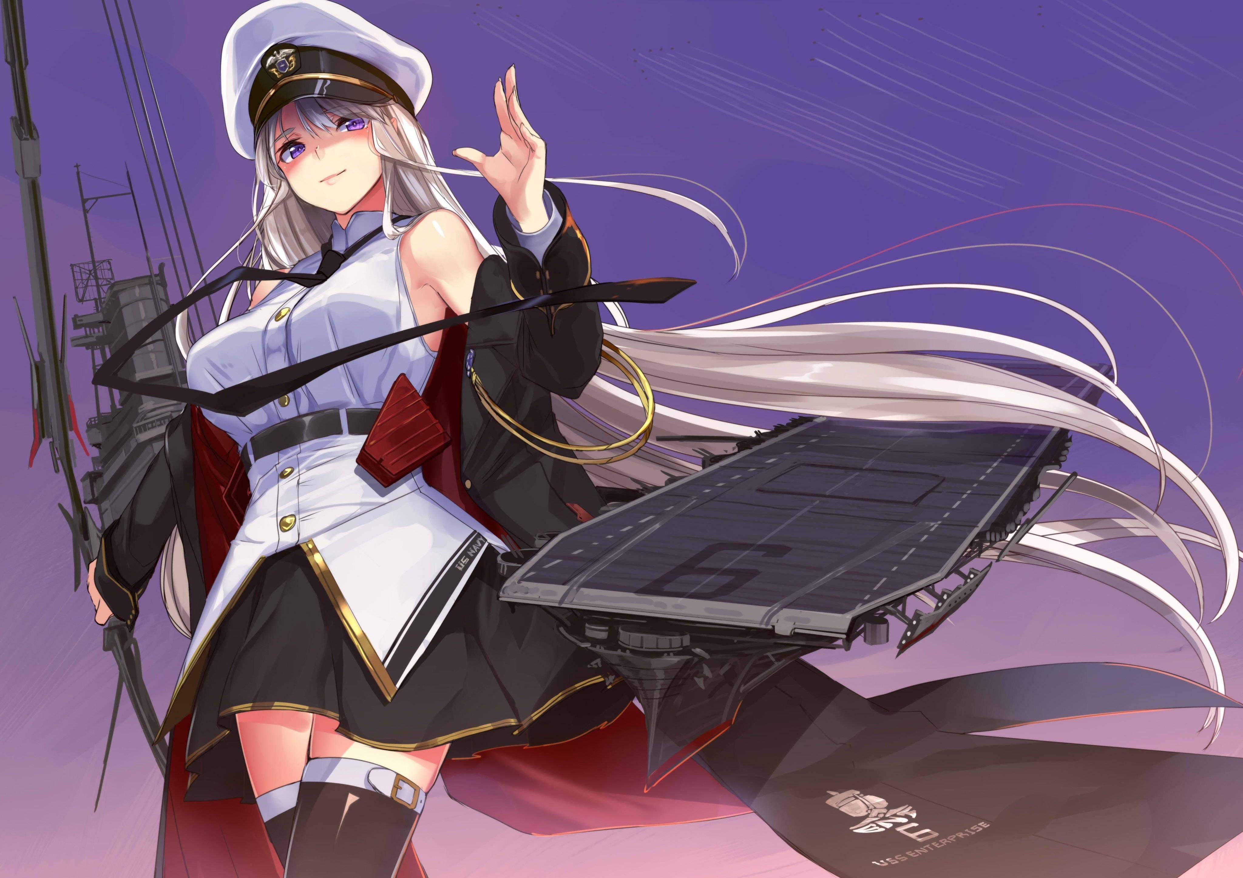 Enterprise Of Azur Lane Ready To Take On The Waves