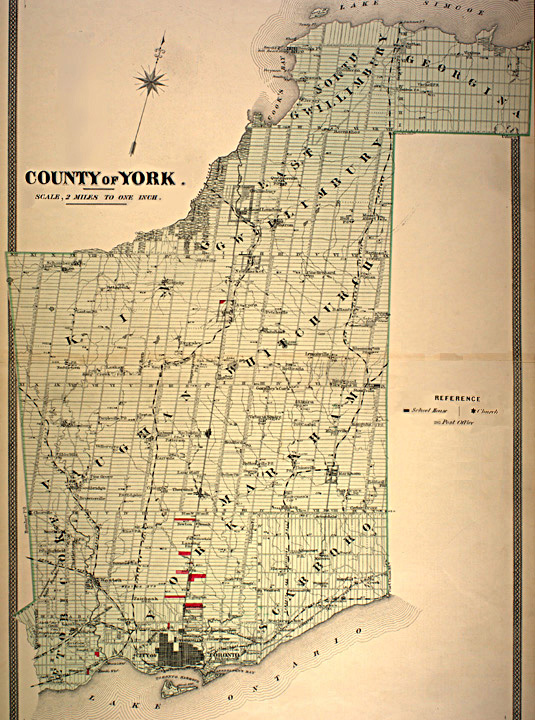 Map Of York County Click On The Below To See Various Township