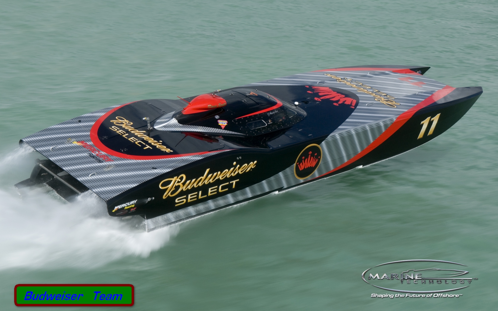 Hq Budweiser Powerboat Ships And Boats Wallpaper