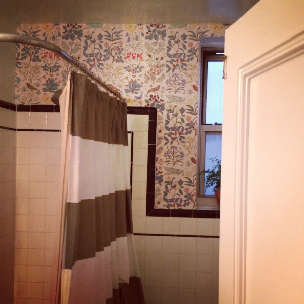 Ve Always Wanted To Have A Wallpapered Bathroom And Few Months