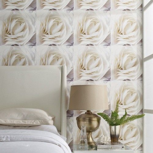 Candice Olson Shimmering Details Bloom Wallpaper