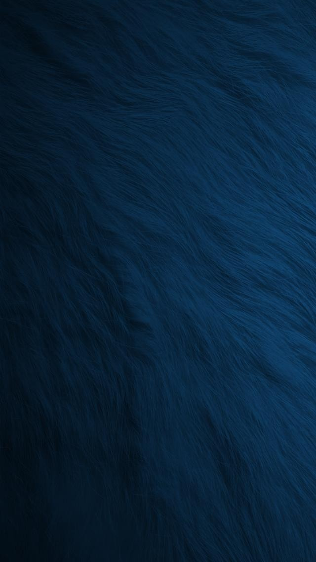 Blue Fur iPhone Wallpaper
