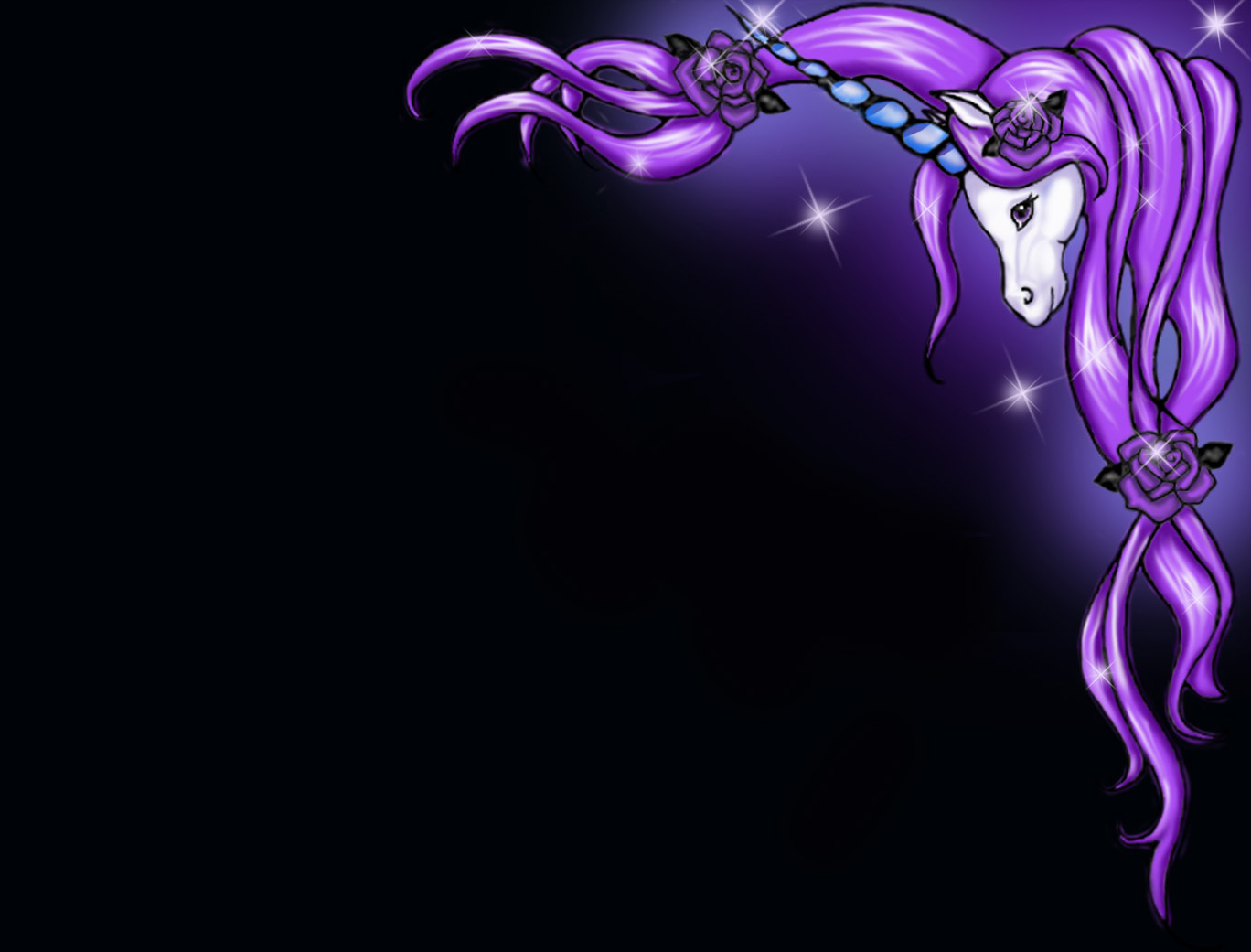 Cool Purple And Black Background Wallpaper