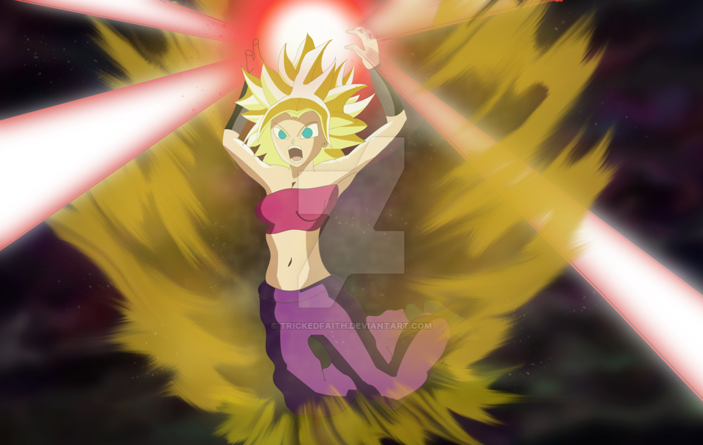 Dragon Ball Super Caulifla In The Top By Trickedfaith On
