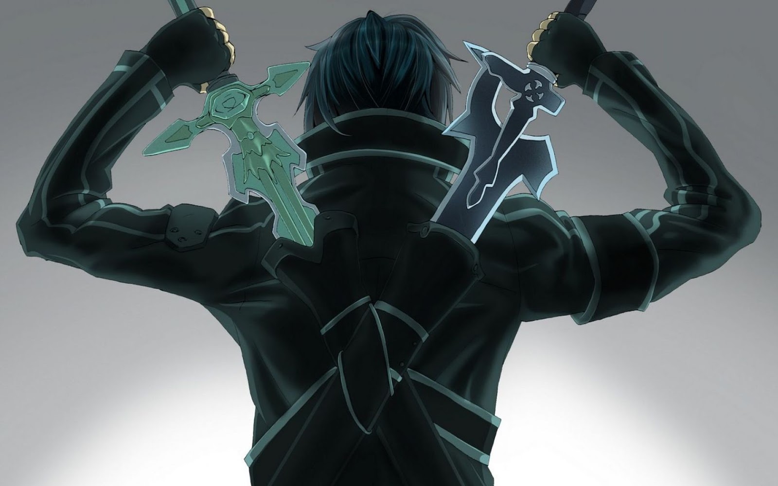 Sword Art Online Kirito Coat Double Dual Anime HD Wallpaper