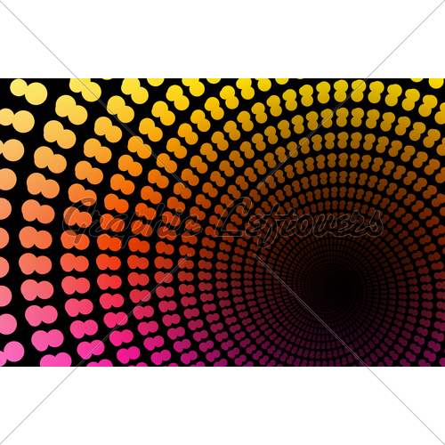 Orange Supernova Abstract Background Wallpaper Gl Stock Image