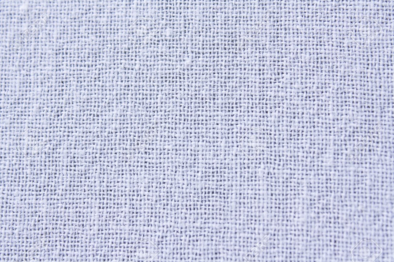 White Cotton Fabric Textile Texture To Background Stock Photo