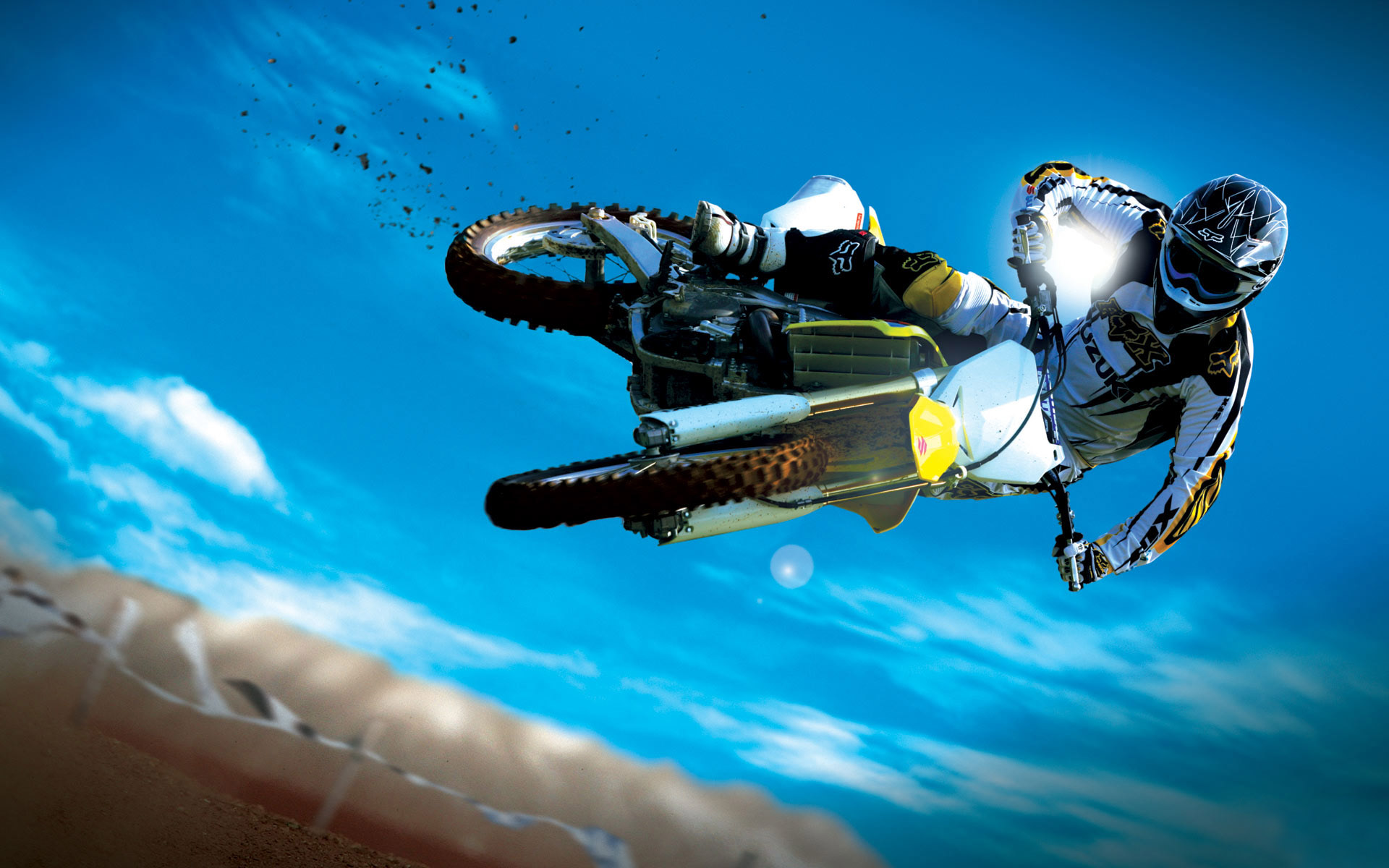 Amazing Motocross Bike Stunt Wallpaper HD