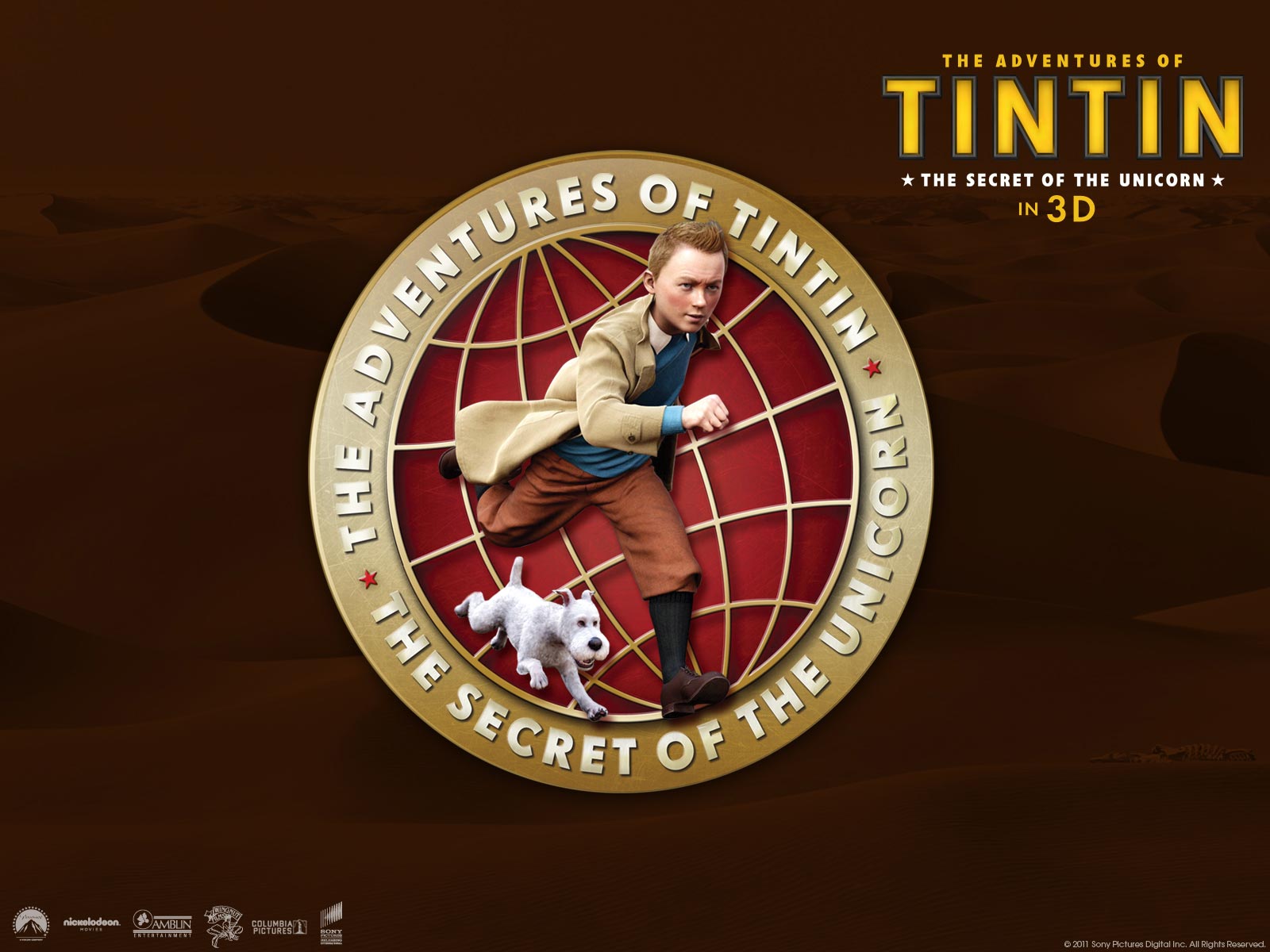 Jamie Bell The Adventures Of Tintin Wallpaper
