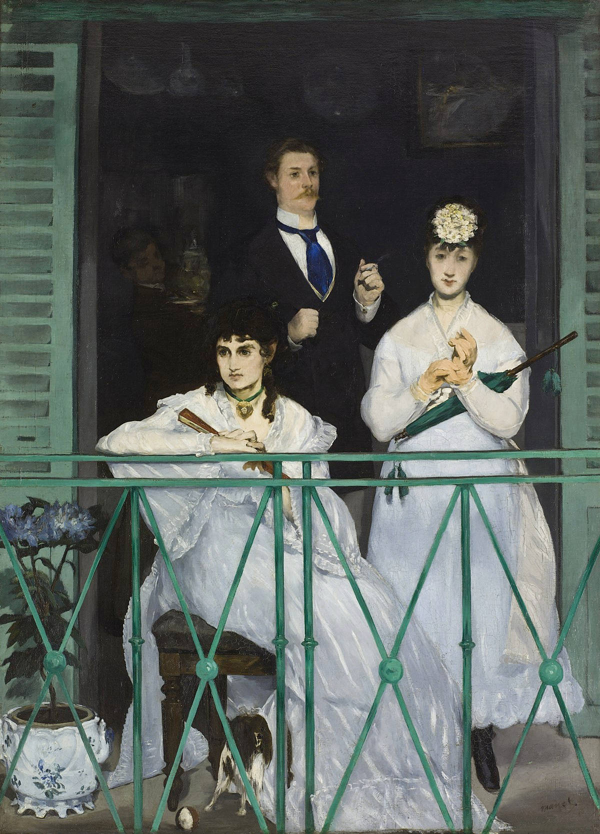 The Balcony Impressionist Painting 4j60jgwymdly9s09 Wallpaper