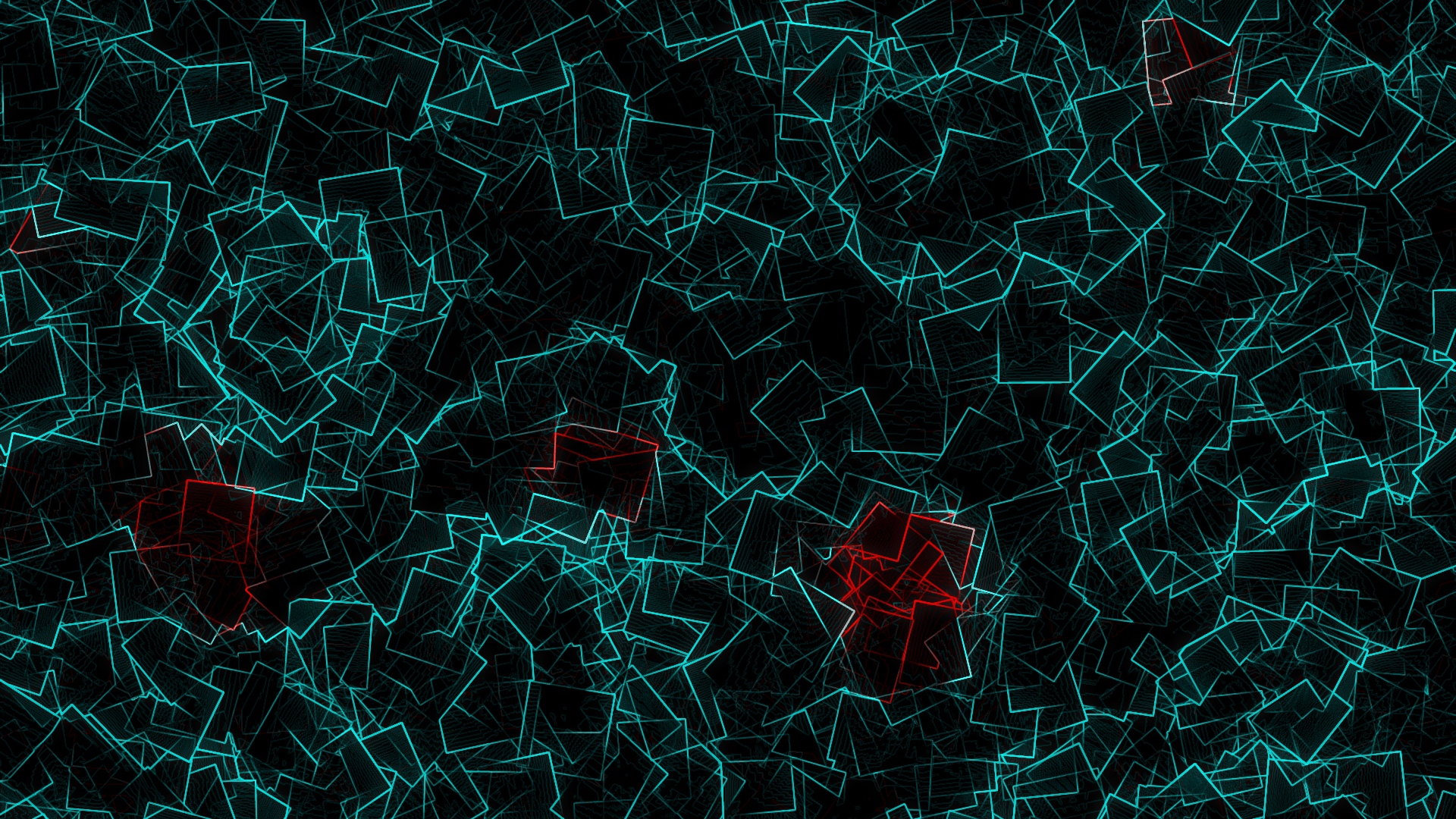  Abstraction Teal Red Maze Wallpaper Background Full HD 1080p