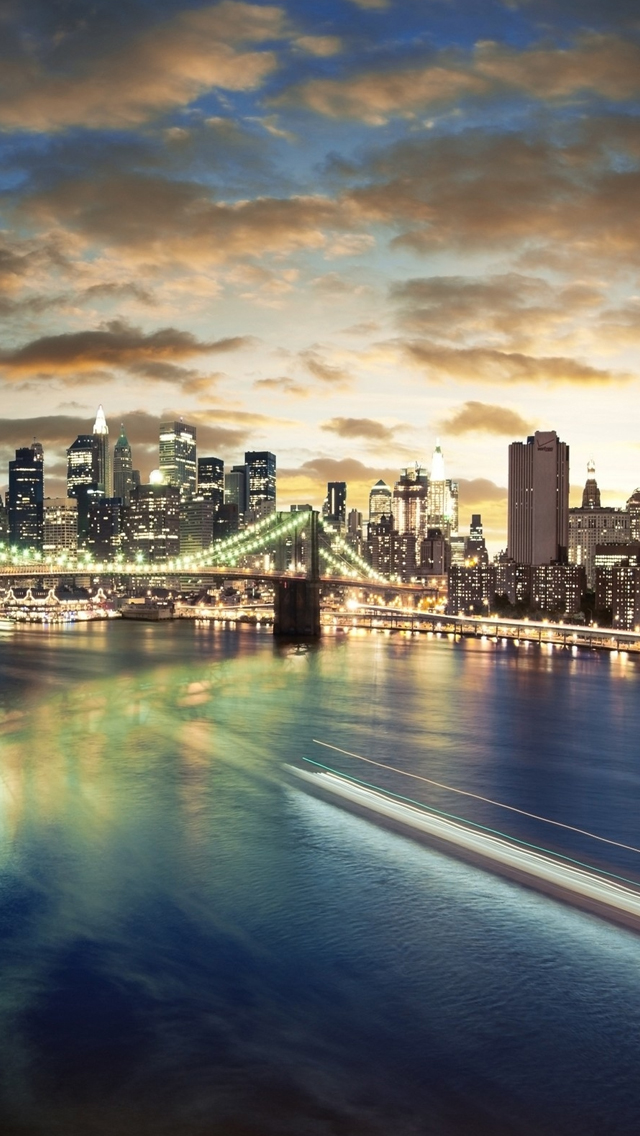 Brooklyn Bridge New York iPhone 5s Wallpaper