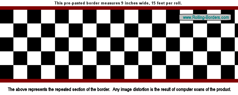 Checkered Flag Wall Border