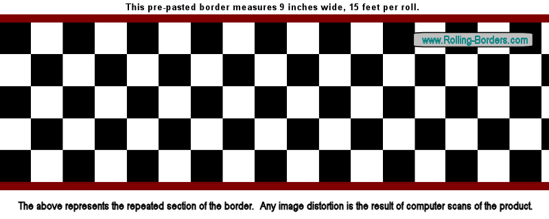 Checkered Flag Border Printable