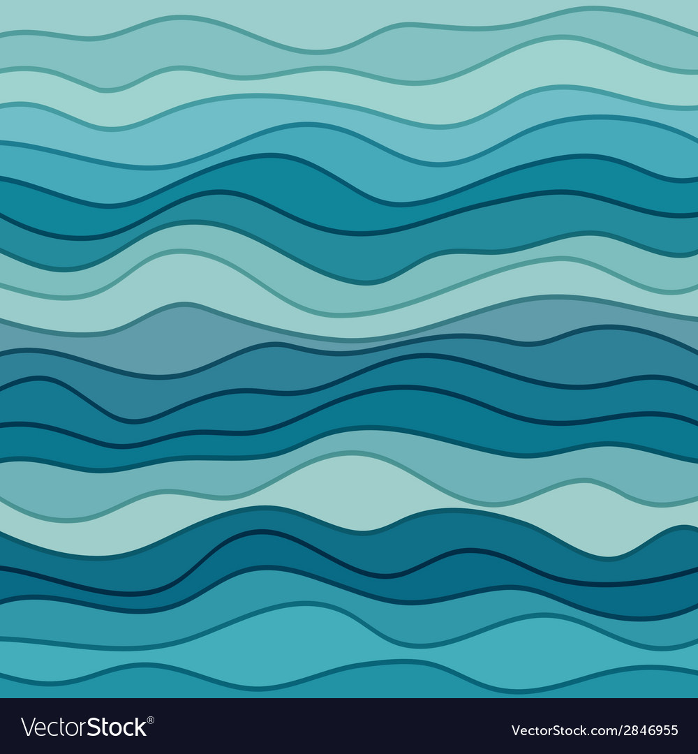 Abstract Blue Wavy Background Royalty Vector Image