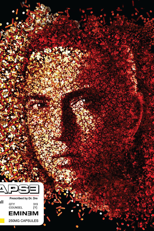 Ios7 Eminem Album Cover Parallax HD iPhone iPad Wallpaper