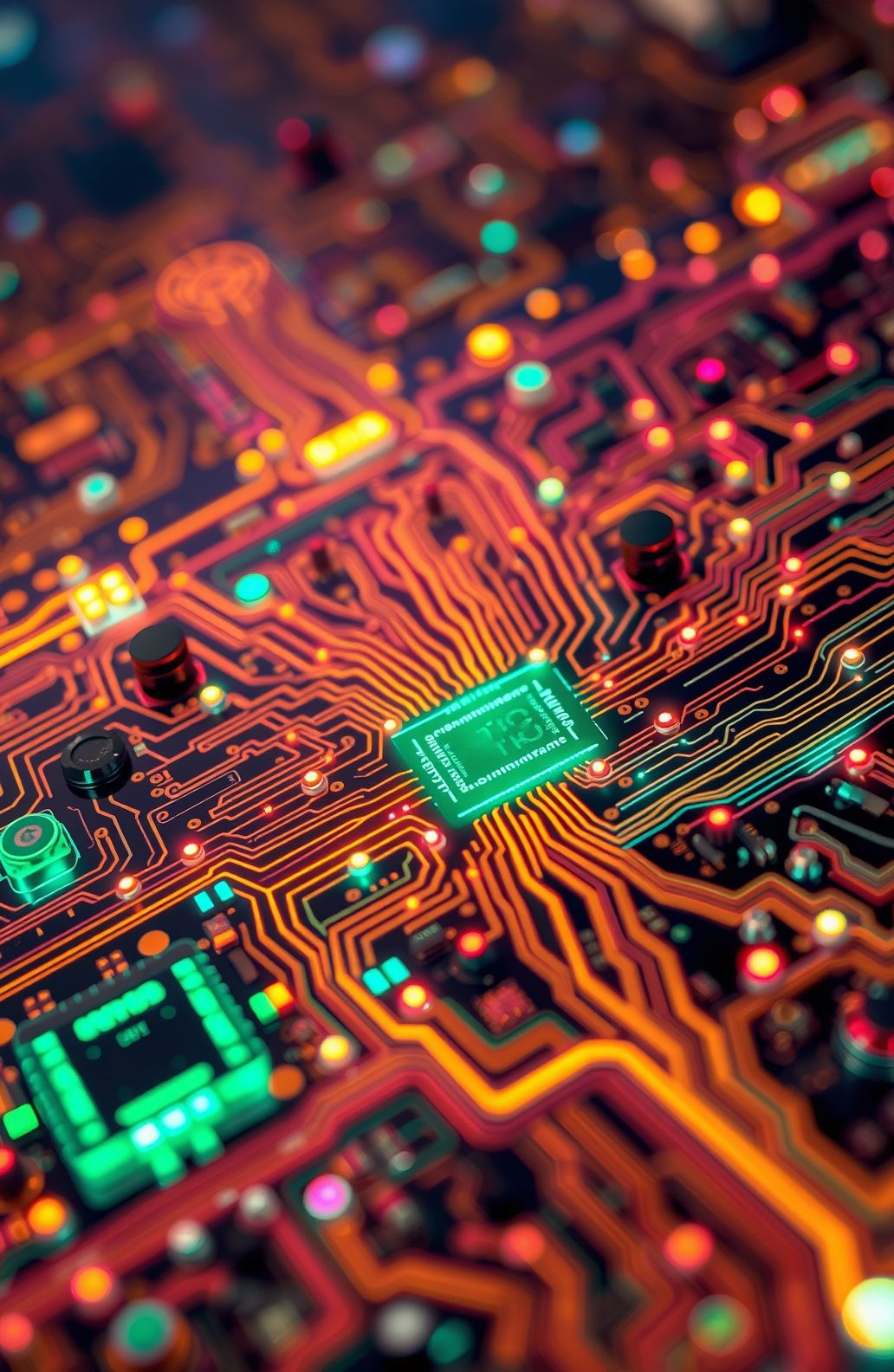 Circuit Board Wallpaper Hd