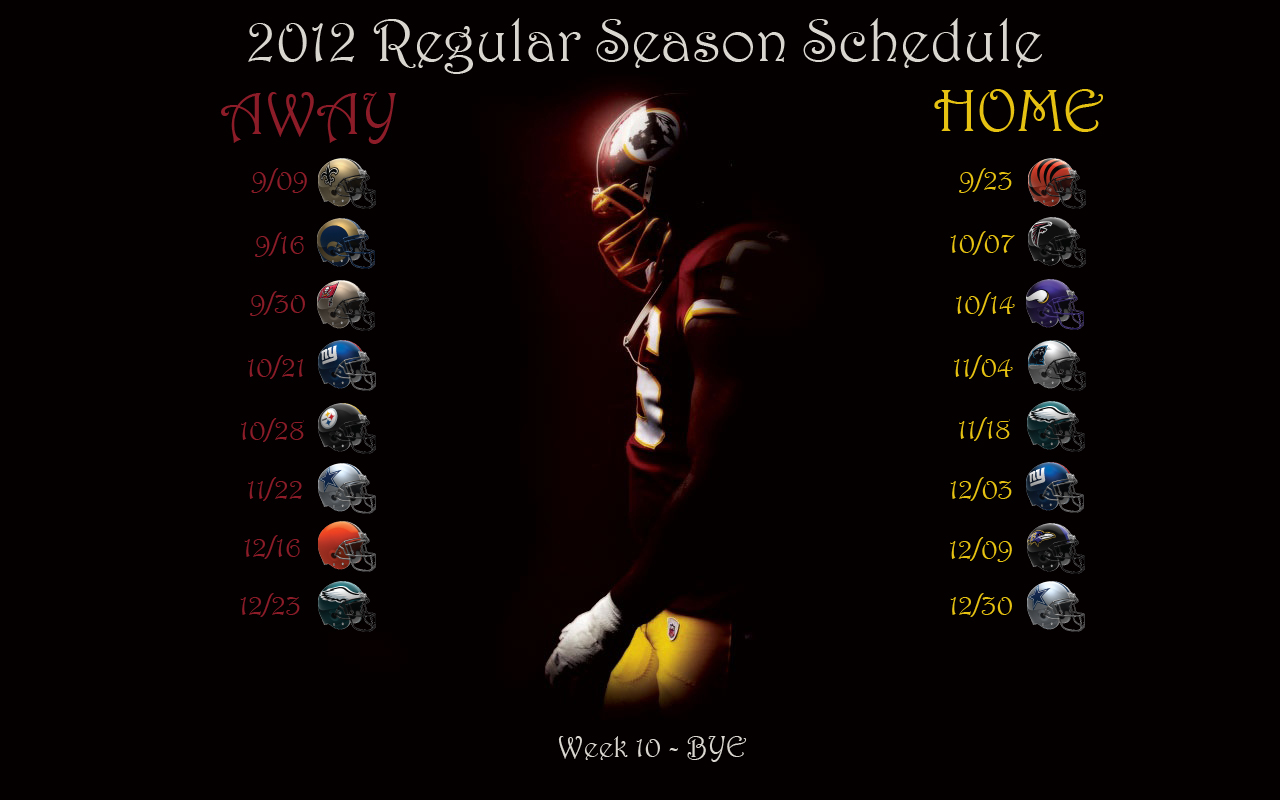 Schedule Washington Redskins Opponents