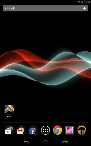 Wave Live Wallpaper For Android App
