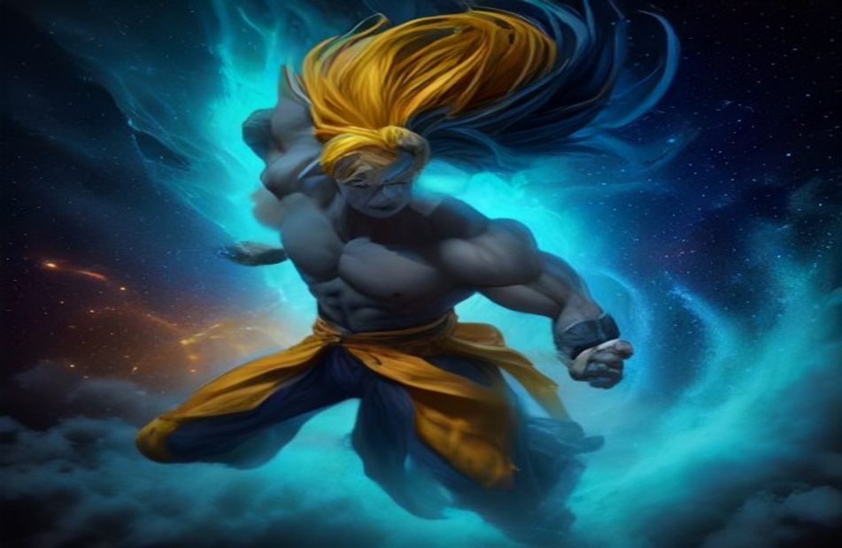 Blue Gogeta Wallpaper