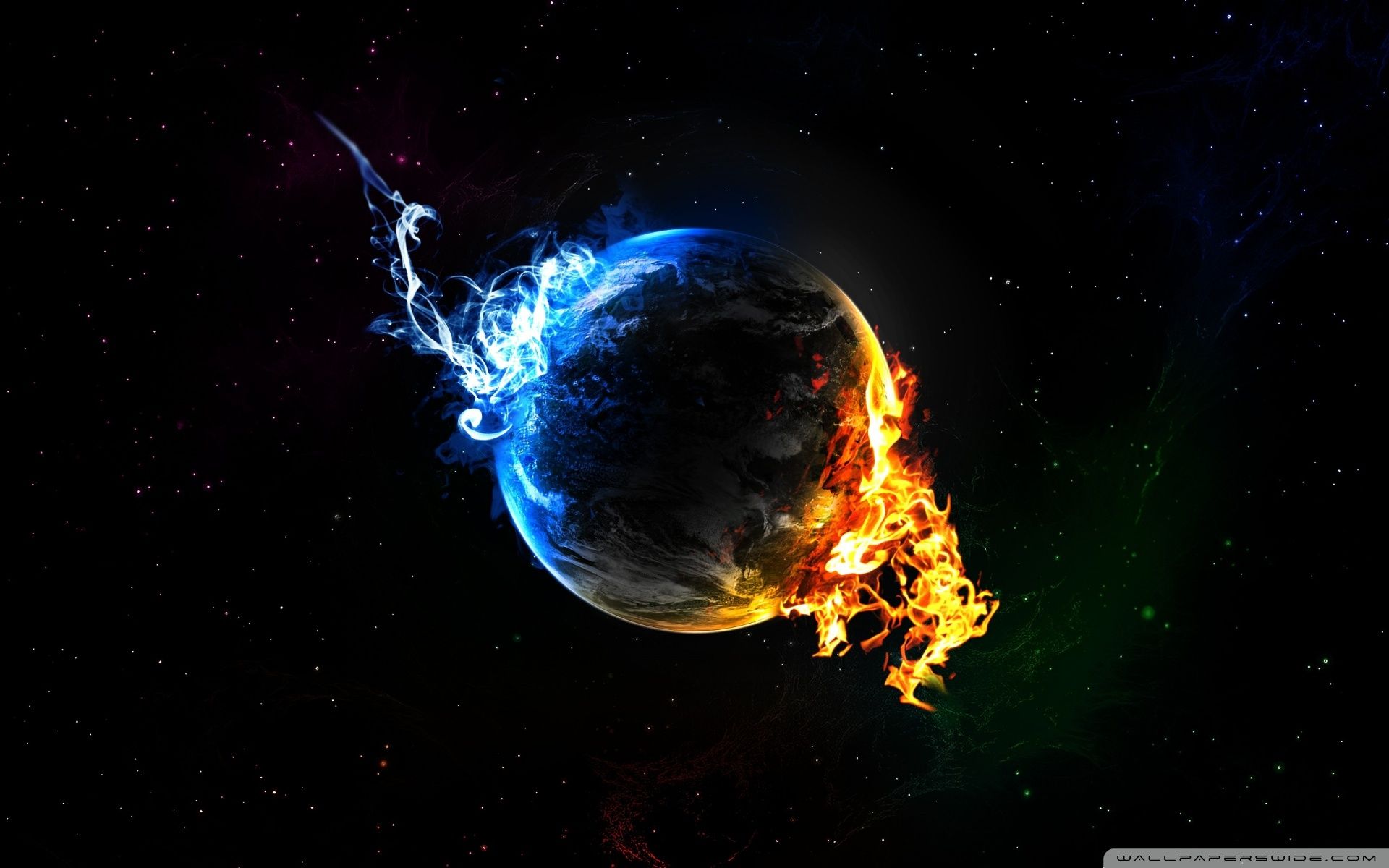 Fire And Water Wallpaper