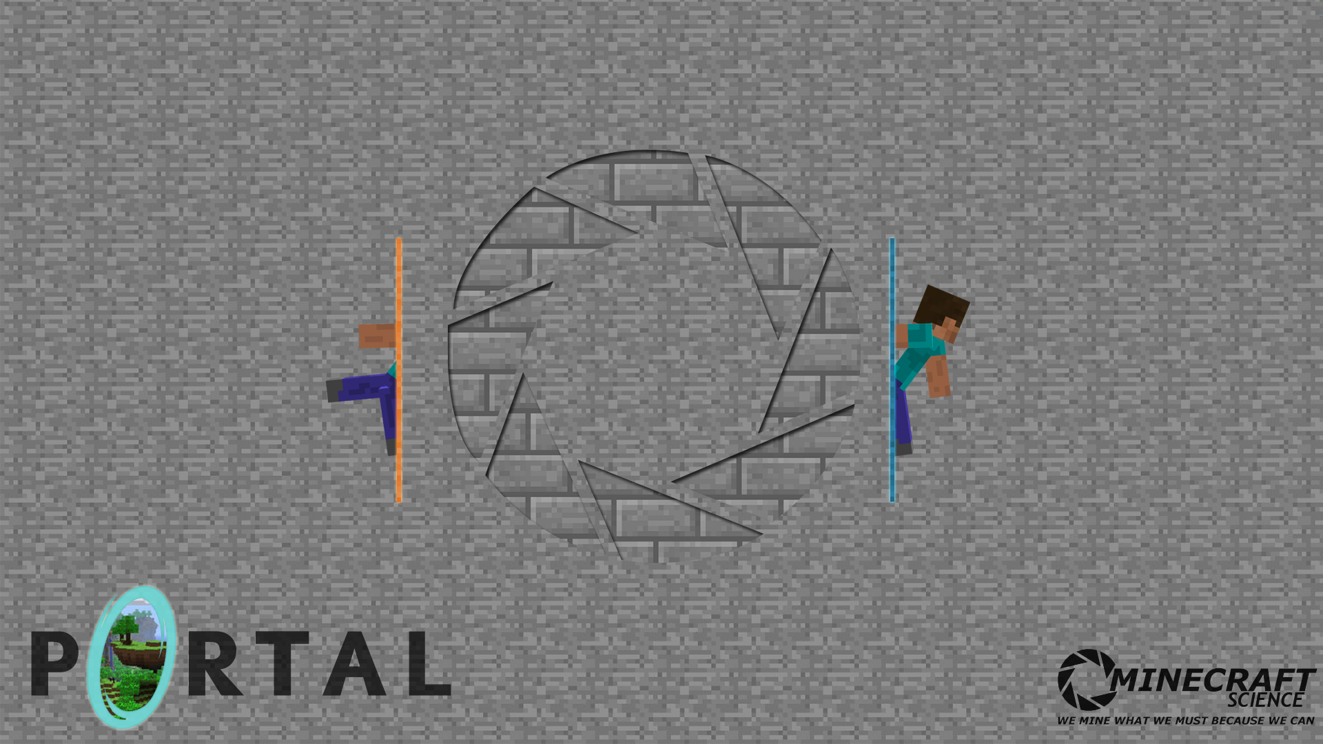 HD Minecraft Portal Wallpaper By Neongrenade