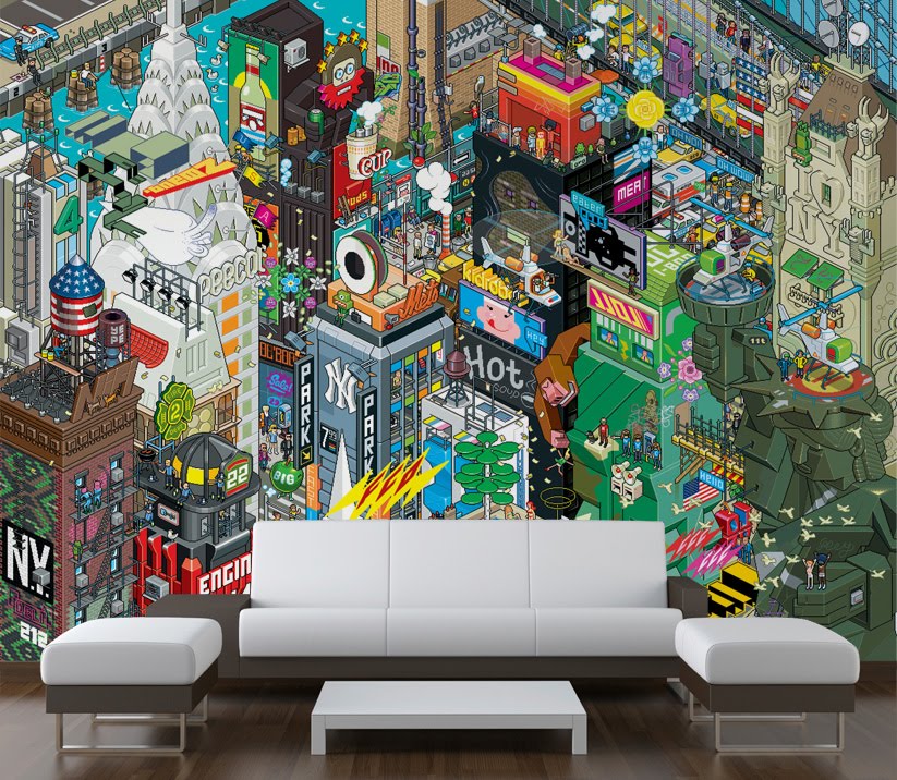 If Its Hip Its Here eBoys Pixelated Art Available As Wall