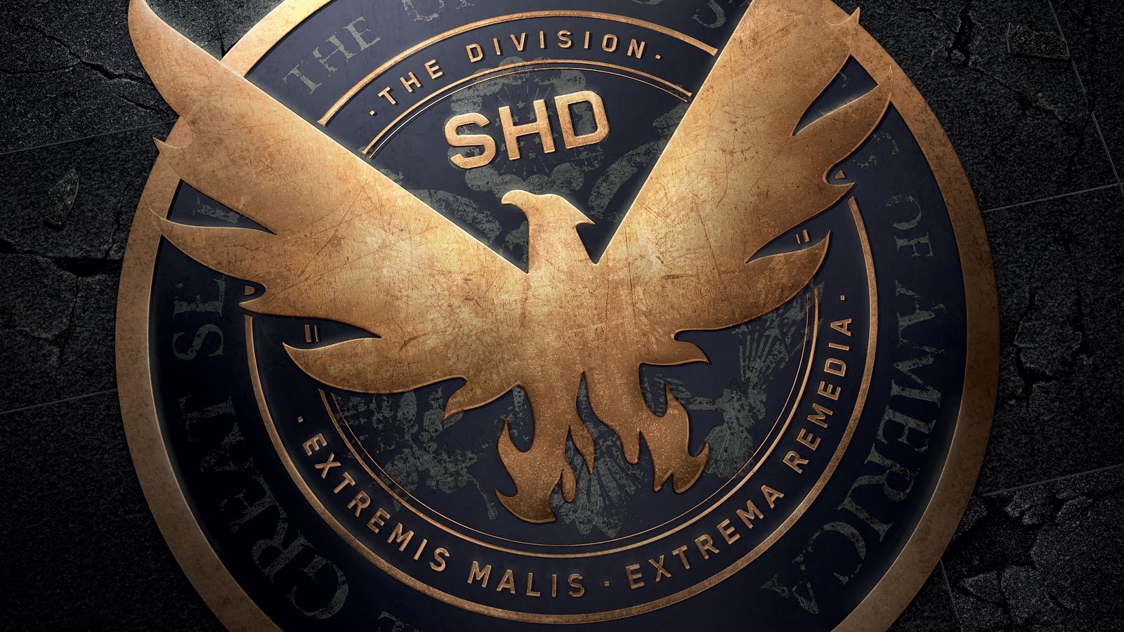 The Division SHD Logo 4k Wallpaper