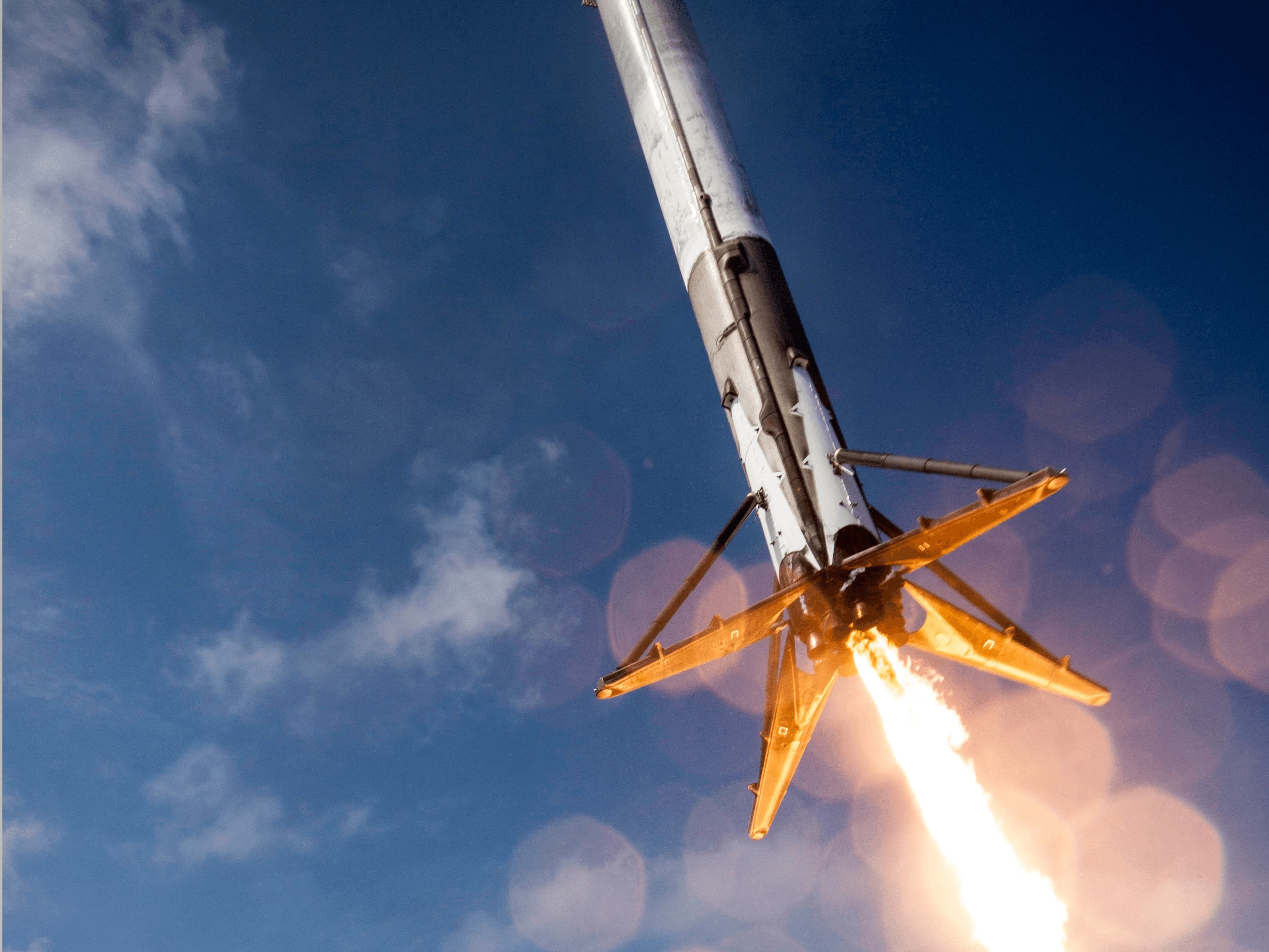 Space X Rocket Wallpaper