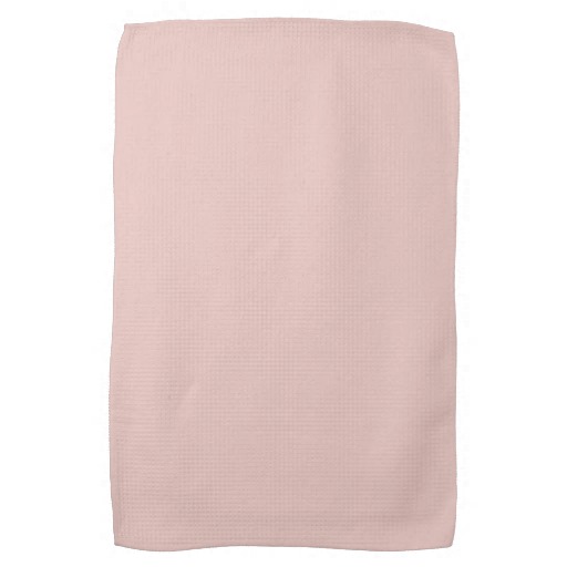 Blush Peachy Light Pink Solid Color Background Hand Towel