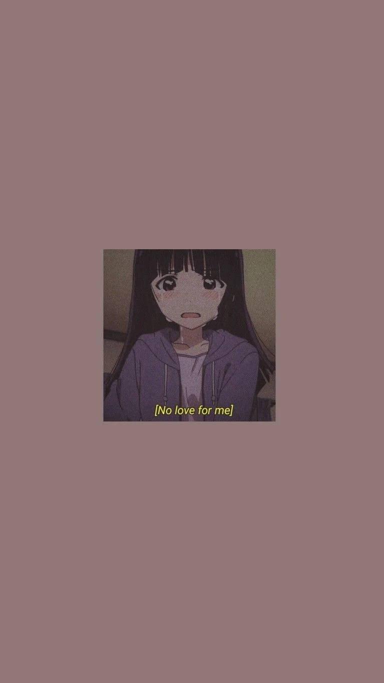 Download Crying Anime Girl Instagram PFP Wallpaper